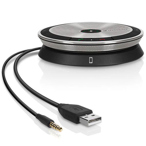 Portable USB Conference Speakerphone for Microsoft Lync