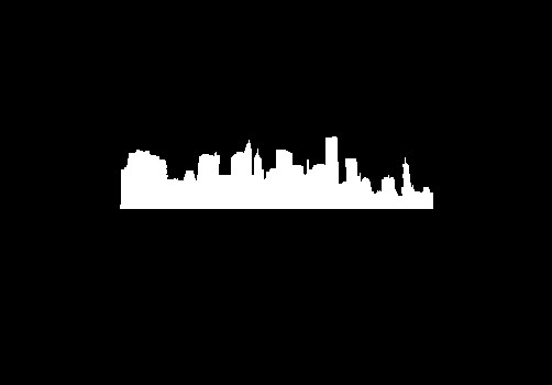 New York Skyline Image Steel Gobo
