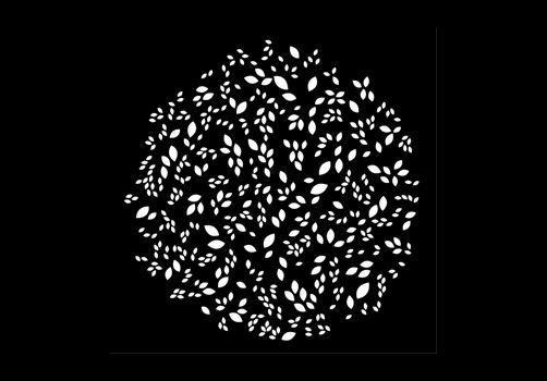 Dispersed Petals Pattern Steel Gobo