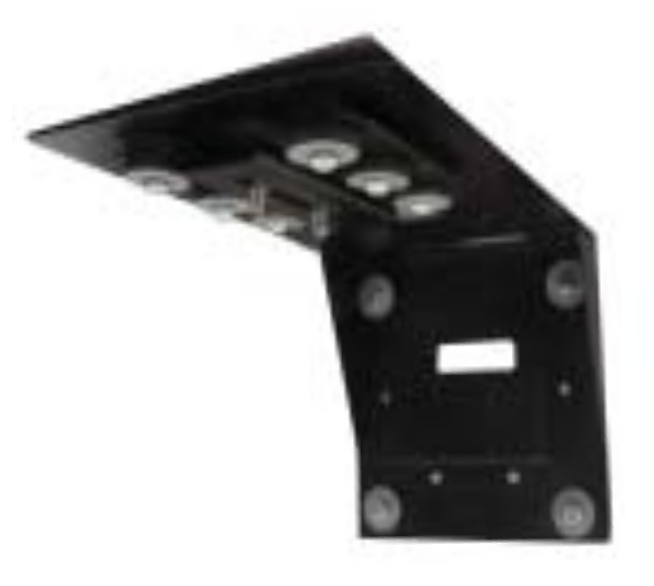 Universal Anti-Vibration Wall Mount in Black