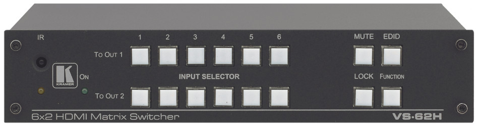 6x2 4K HDMI Matrix Switcher