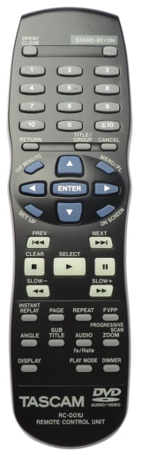 Remote for CC222MKII and DVD01U
