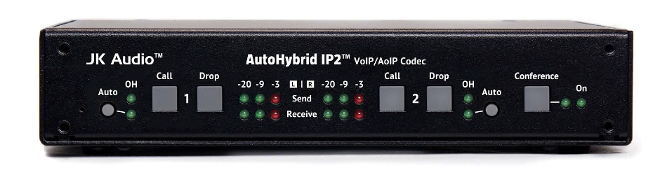2-Line VoIP Hybrid/AoIP Codec Unit
