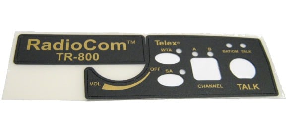 Front Label for TR800
