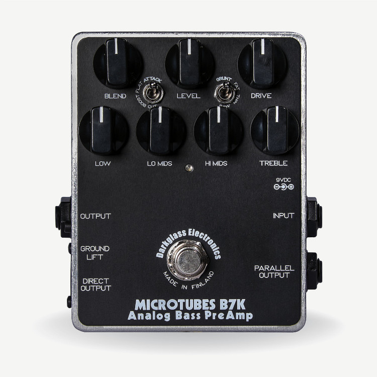 Analog Bass Preamp Effects Pedal with DI Output