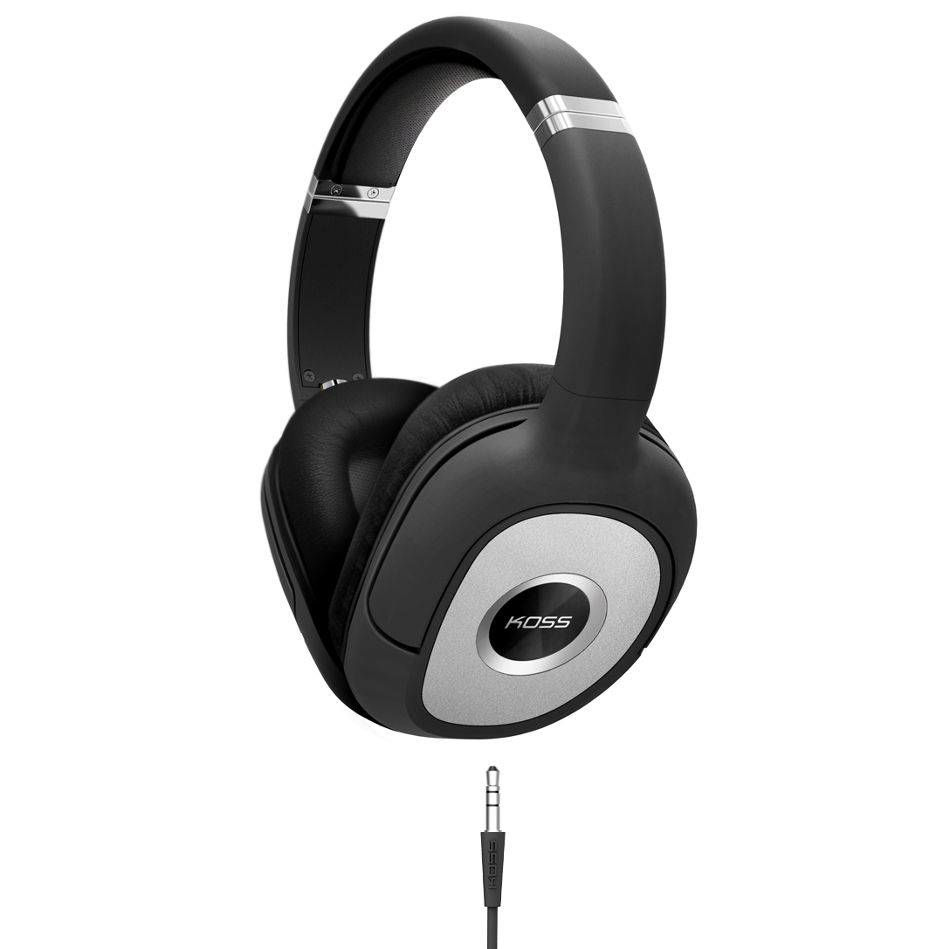 Over-Ear Isolating Headphones with D-Profile and Memory Foam Cushions