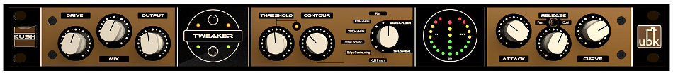 Rackmount Discrete-VCA Mono Compressor with Sidechain Shaping