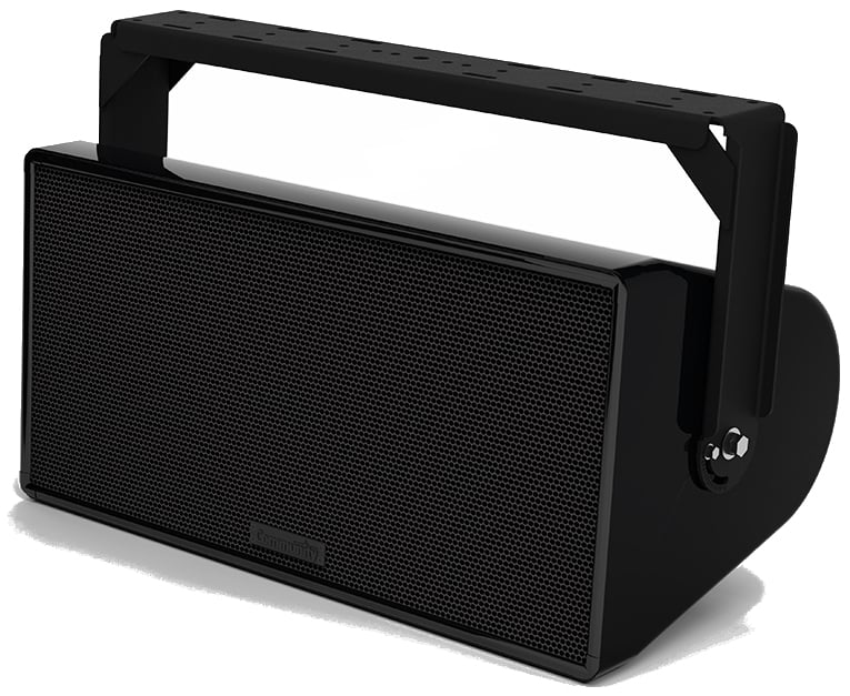12" Two-Way WET X Series Indoor / Outdoor Loudspeaker in Black with 90x40 Dispersion