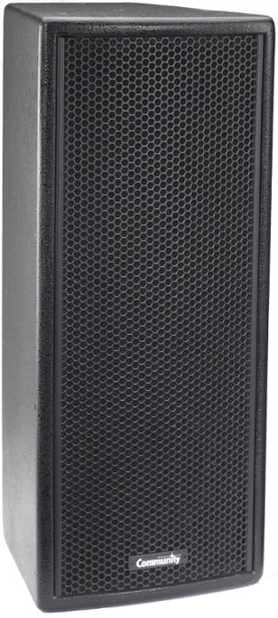 VERIS 2 Series 2x 6.5" Two-Way Full-Range Loudspeaker in White with Built-In 200W Autoforrmer