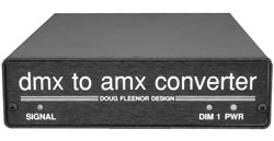 DMX to AMX Converter, One input, One Output
