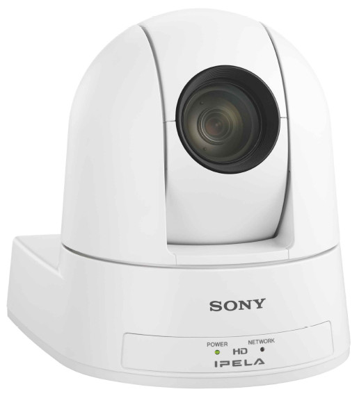 1080-60P 3G-SDI and Live IP Streaming PTZ Camera in White