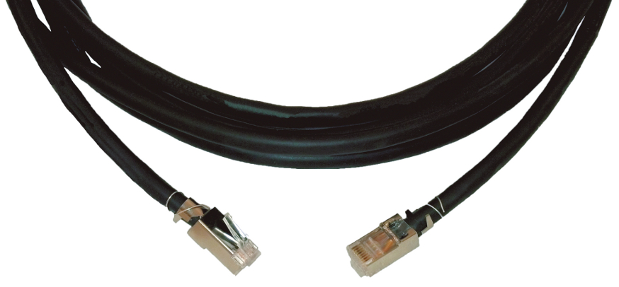 100' Four-Pair STP Data (Shielded Twisted Pair) Plenum Cable (23AWG)
