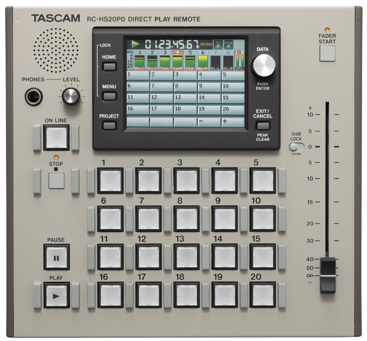 Remote Control for HS-8 & HS-2 Recorders