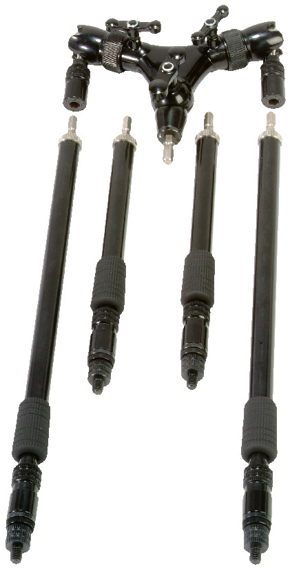 Quadruple Orbital Boom Microphone Stand