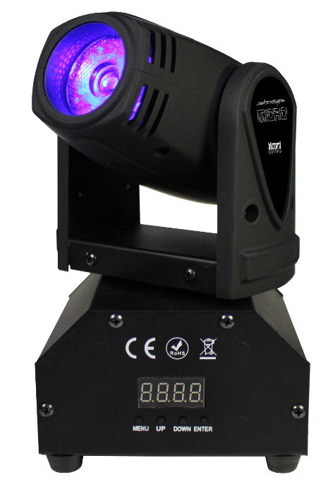 1x15W Quad Color CREE LED Mini Moving Head Fixture