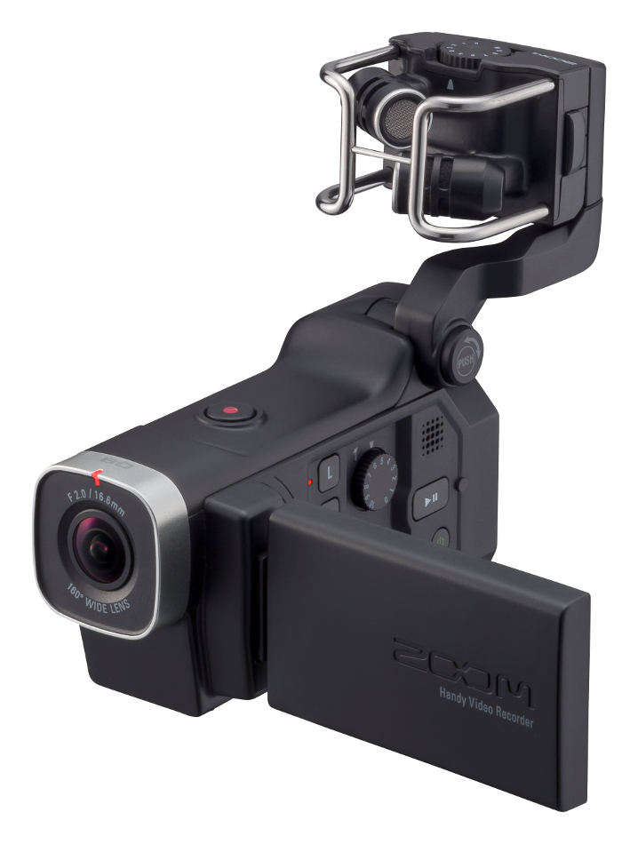 Handheld HD Video / 4-Track Audio Recorder with Interchangeable Microphone Capsule System