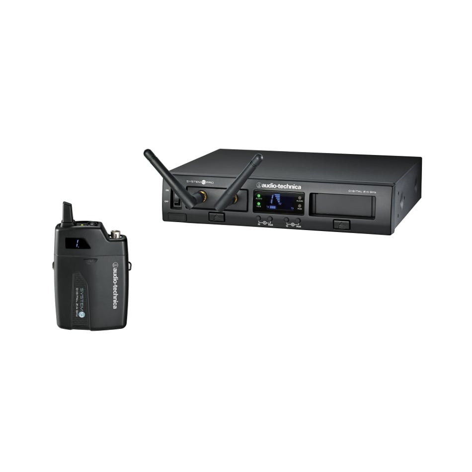 System 10 PRO Rackmount Digital Wireless Bodypack System with ATW-T1001 Bodypack Transmitter