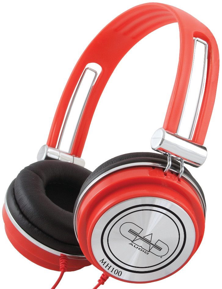 Closed Studio Headphones in Red