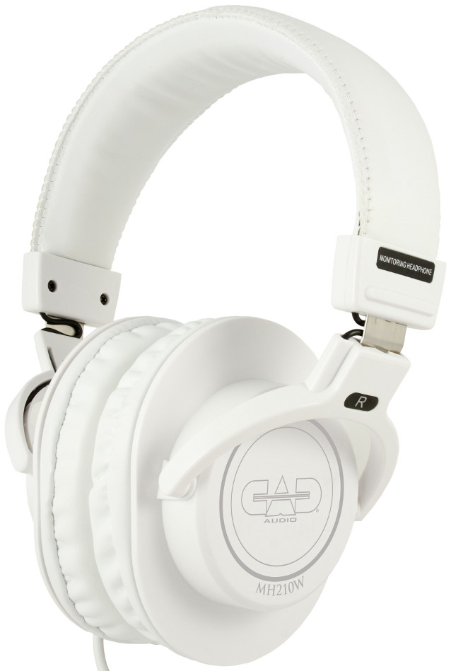 Closed Back Studio Headphones in White