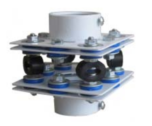 White Anti-Vibration Adaptor for Projector and Mounts