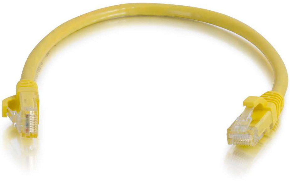 1 ft Cat6 Snagless Unshielded (UTP) Network Patch Cable in Yellow