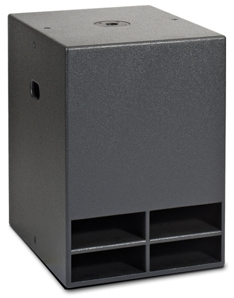 Single 18" Bandpass Low Frequency Loudspeaker in White
