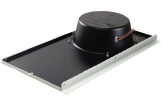15W 8" Drop Ceiling Speaker with 70/25V Transformer, White Grille and Backbox