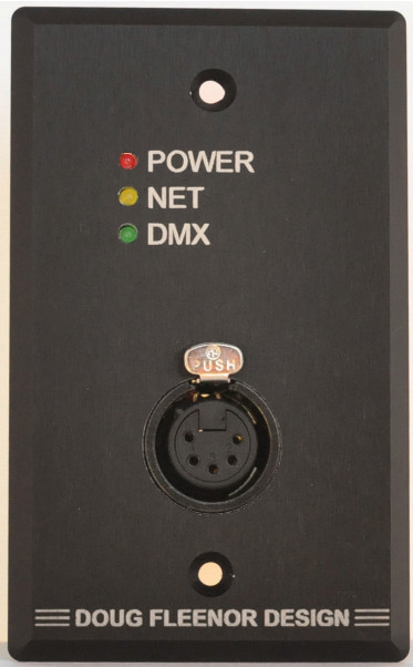 Wall-Mount Ethernet to DMX Interface