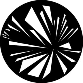 GAM Shatter Design Steel Gobo