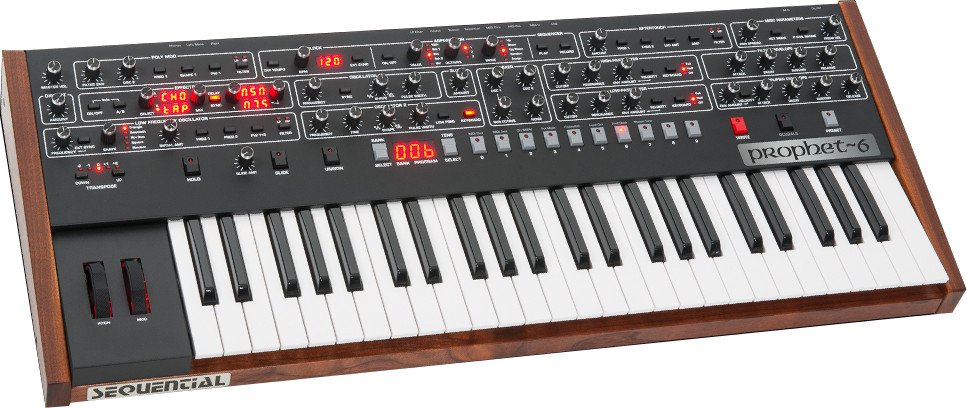 48-Key 6-Voice Polyphonic Analog Synthesizer