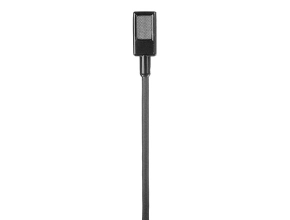 EMW Omnidirectional Lavalier Microphone with Hirose 4-Pin Connector for Sony Wireless, in Black
