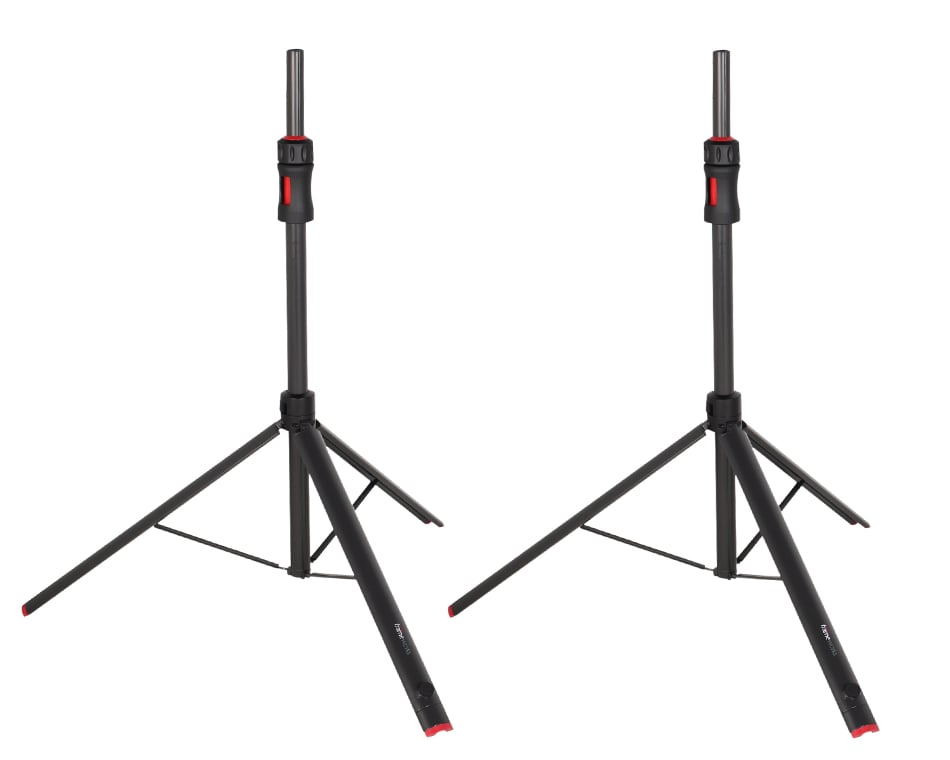 Set of (2) Frameworks ID Series Adjustable Speaker Stands with Carry Bag