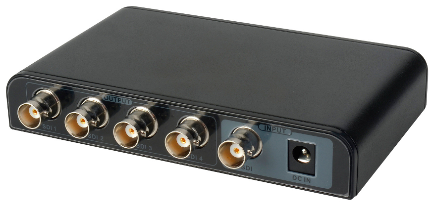 3G SDI 1x4 Splitter - Distribution Amplifier