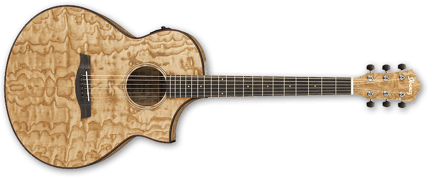 Natural High Gloss AEW Series AEW Cutaway Acoustic/Electric Guitar with AEQ-SP2 Preamp