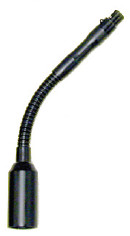 6" XLR-M to XLR-F Micro Gooseneck for Micros Series Microphone