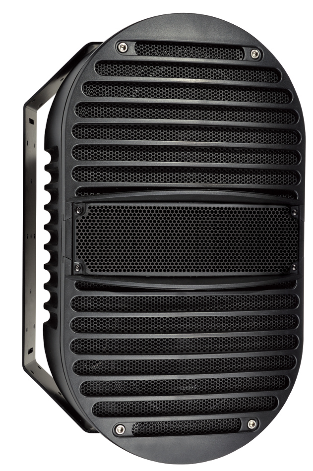 A-Series Dual 6.5" Long-Throw Loudspeaker with Low Impedance & 70V Operation in Black