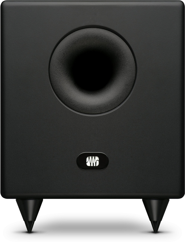 8" 200W Active Studio Subwoofer with Rear-Firing Bass Reflex Port