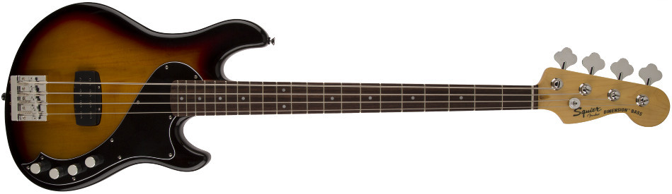 3-Tone Sunburst 4-String Electric Bass