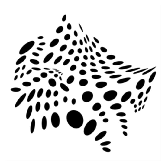 Abstract Dots Steel Gobo