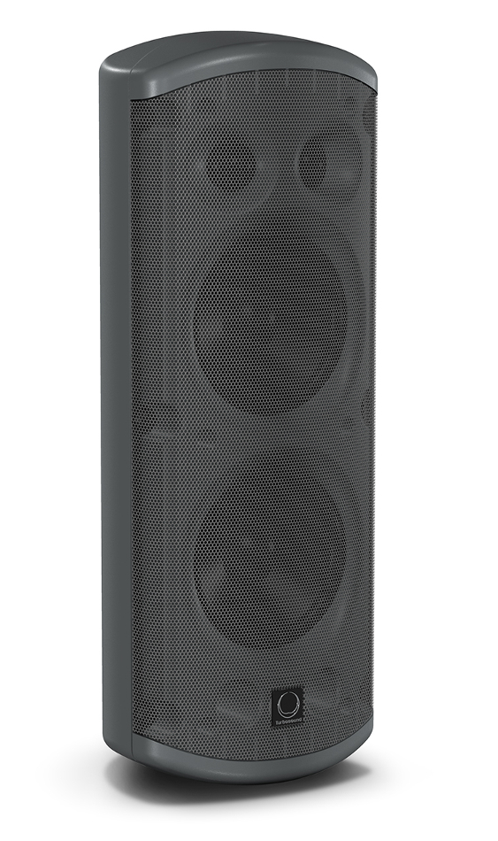 Pair of Dual 5" 120W 2-Way Loudspeakers in Black with 70/100V & Low Impeadance Operation
