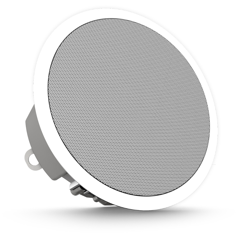 3.5" 30W 2-Way Full-Range Ceiling Loudspeaker with 70/100V Transformer or 16 Ohm Operation in White