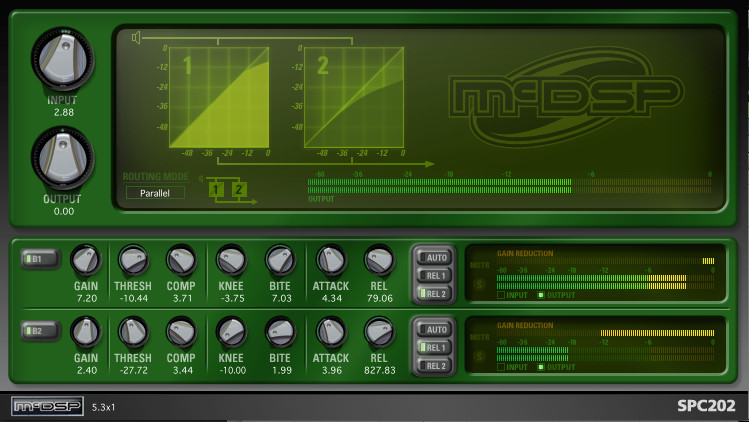 Serial/Parallel Compressor Native Plugin