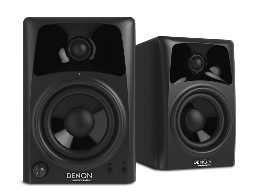 Pair of 4" 20W 2-Way Active Studio Monitors