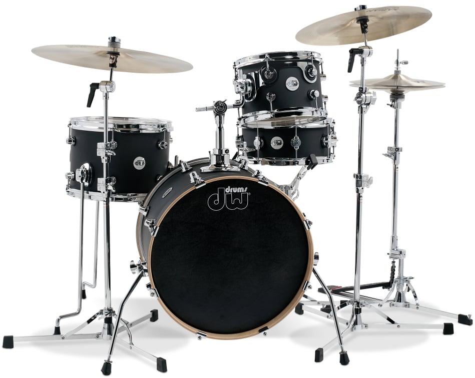 4-Piece Design Series Mini-Pro Shell Pack in Black Satin Finish