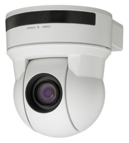 18x SD Pan-Tilt Zoom Color Video Camera in White