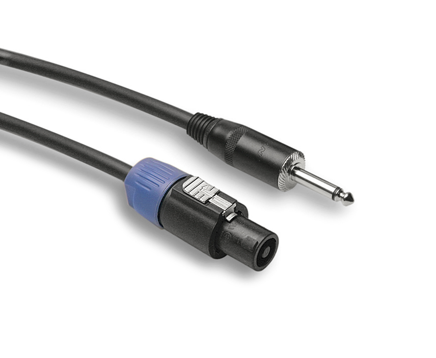 50 ft 14 AWG SpeakON to 1/4" TS Speaker Cable