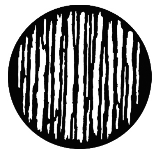 Steel Gobo - Linear Breakup