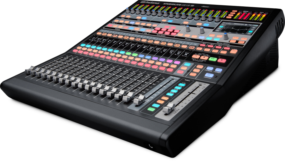 Ethernet/AVB Control Surface for StudioLive RM Mixers with 18 Touch-Sensitive Moving Faders