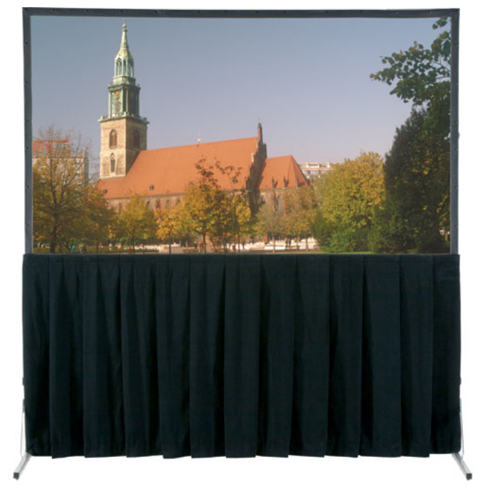 10'x10' Ultra Velour Fast-Fold Deluxe Skirt