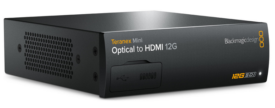 12G Optical and 12G-SDI to HDMI Mini Converter